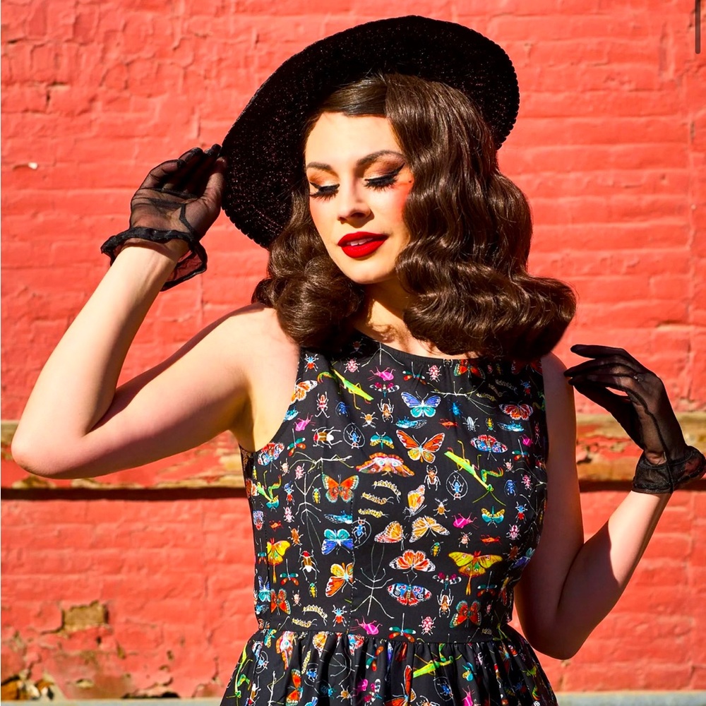 Insect Midi Dress by Retrolicious - Picture 4 of 10